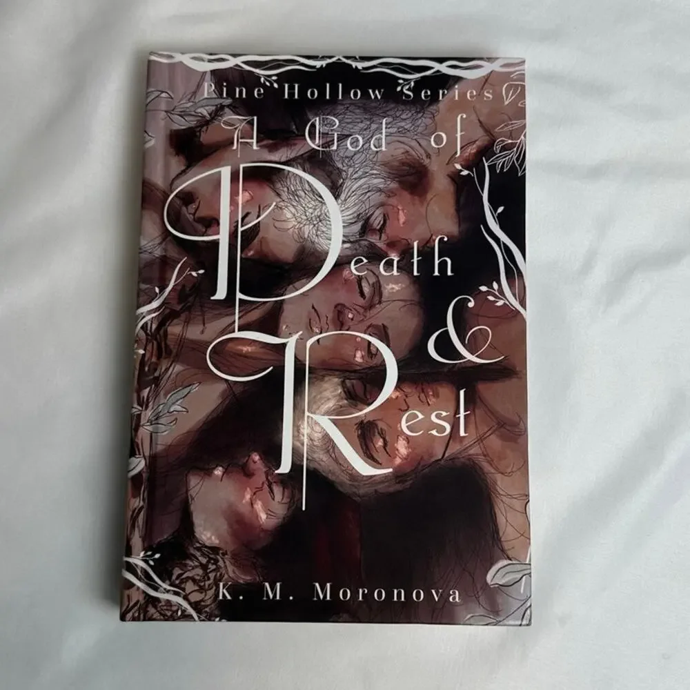 SIGNED A God of Death & Rest K.M. Moronova OOP Hardcover Pine Hollow #2